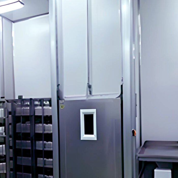 Vertical lifting door cold storage door