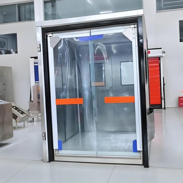 Flexible buffer free door (PVC cold storage door)