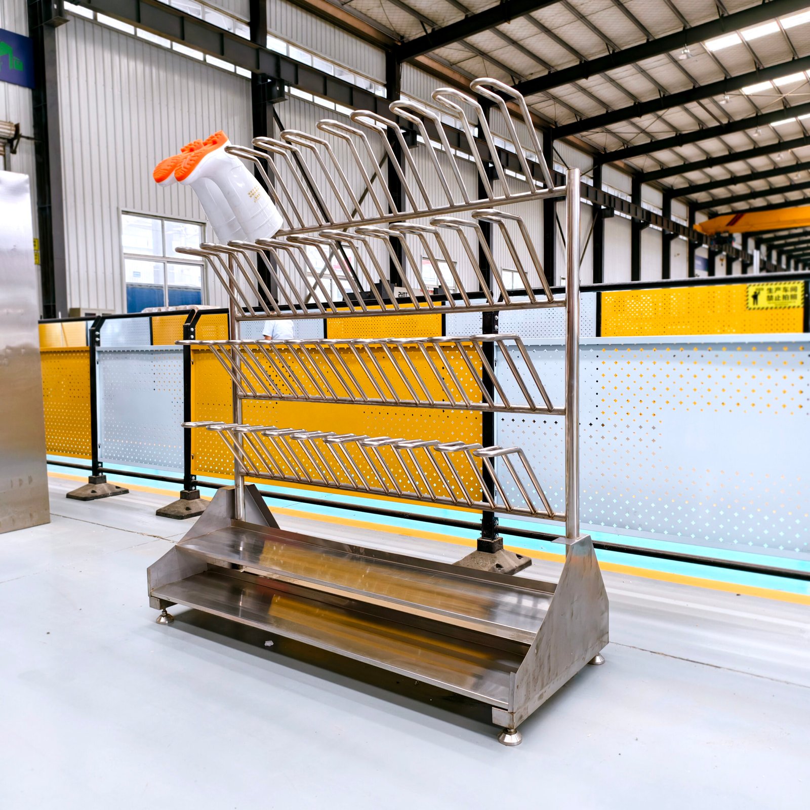 🧼 Boot Drying Shoe Rack – Keeping Workplace Hygiene at Its Best